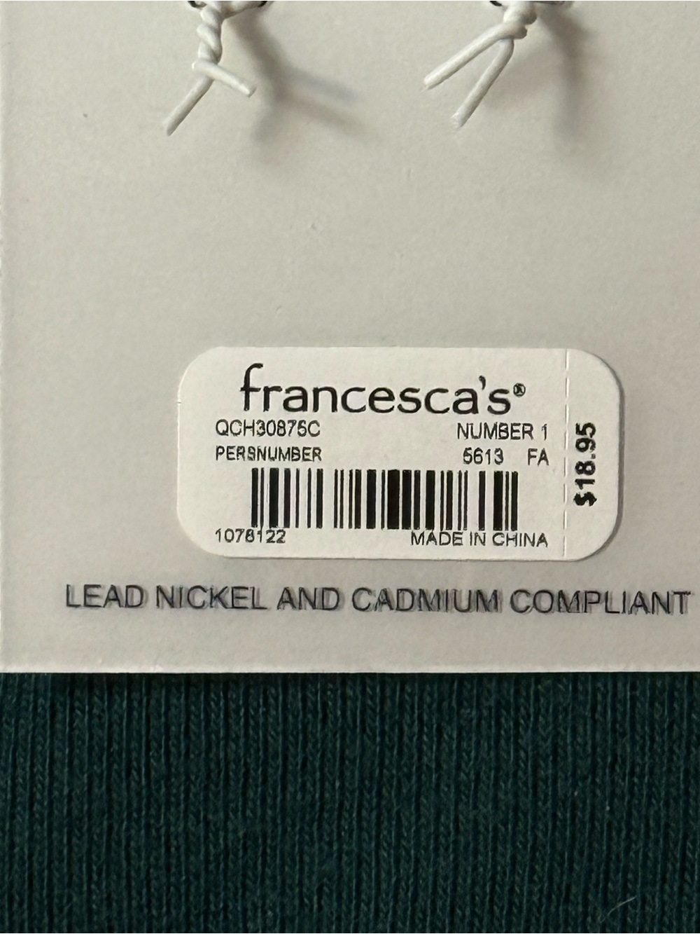 Francesca's Charm Bar Collection Charms
May Birthstone & Flower set of 2 - Picture 2 of 2